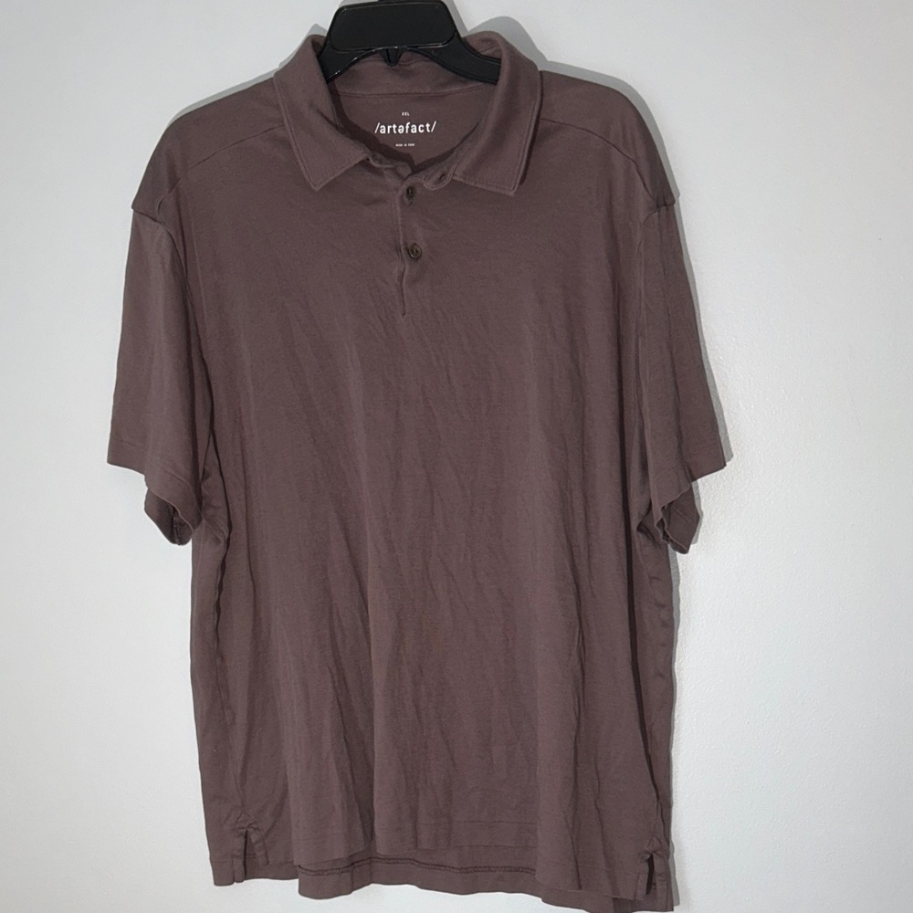 Artefact Men's Casual Polo Shirt - lavender XXL 100%‎ Pima Cotton